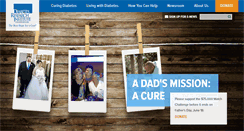 Desktop Screenshot of diabetesresearch.org